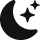 moon icon illustration