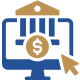 online banking icon illustration