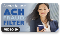 ACH Fraud Filter Tutorial button