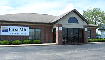 First Mid Bank & Trust Decatur, IL Branch and ATM off Route 36